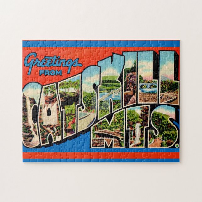Puzzle Rétro Catskill Mtns 11x14 (Horizontal)
