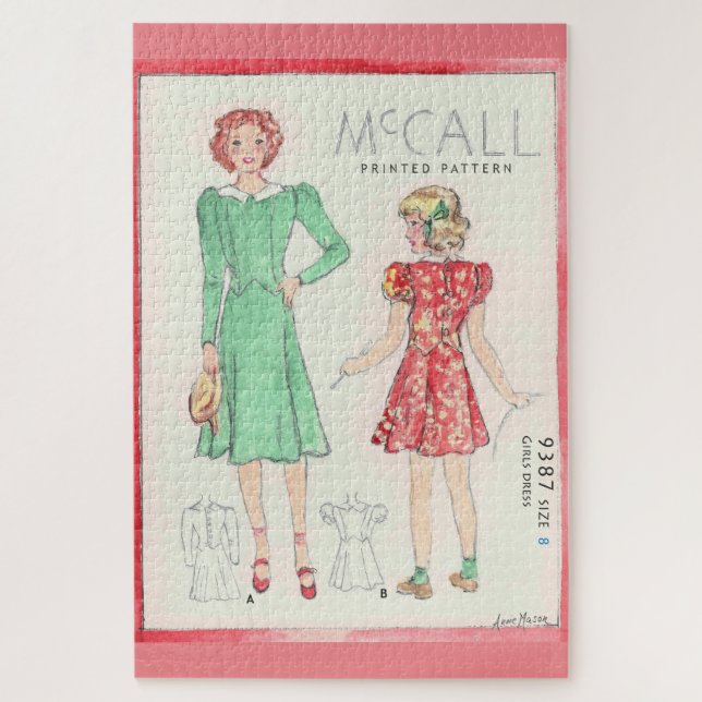 Puzzle Retro Chic (Vertical)