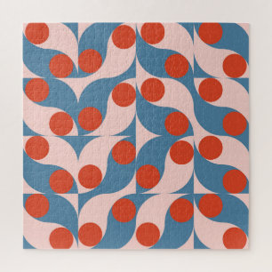 Puzzle Retro Géométrique : Mosaïque Vintage moderne.