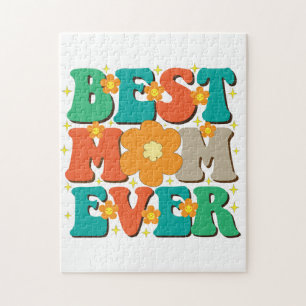 Puzzle Rétro Meilleure maman jamais