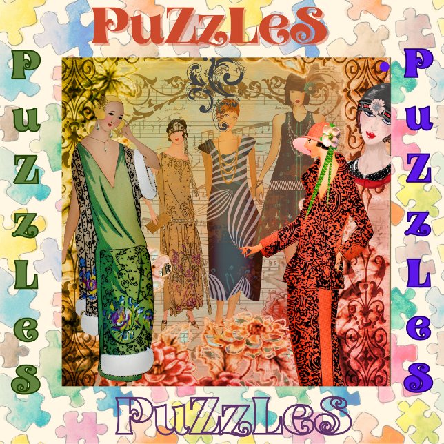 Puzzle Retro Mode Ladies (Créateur téléchargé)