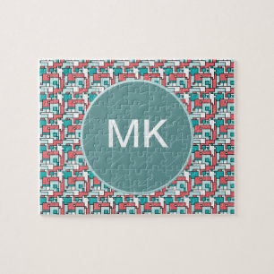 Puzzle Rétro motif de brique