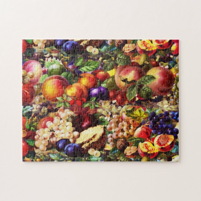 Puzzle Retro Rustique Fruit Fruit Fruit Fruit Tropical Ét (Horizontal)