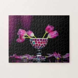 Puzzle Rêve de fleurs roses