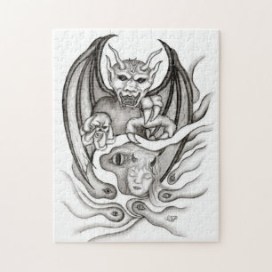 Puzzle Rêve de minuit - démons