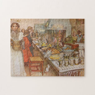 Puzzle Réveillon de Noël Carl Larsson