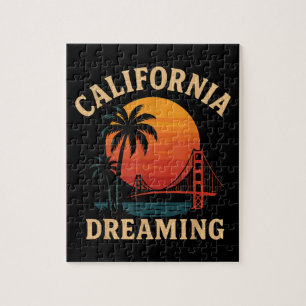 Puzzle Rêverie californienne Pont Golden Gate Coucher de