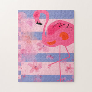 Puzzle Rêverie de flamant rose