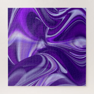 Puzzle Rêves arc-en-ciel à fleurs violettes