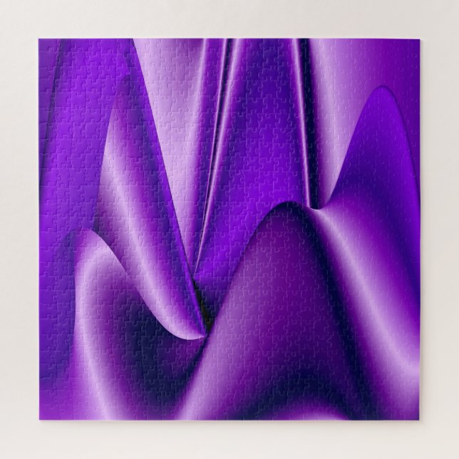 Puzzle Rêves arc-en-ciel à fleurs violettes (Vertical)