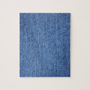Puzzle Revêtement bleu blanc Denim - Regarder l'image