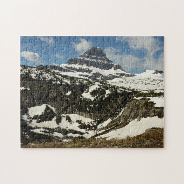 Puzzle Reynolds Mountain depuis Logan Pass à Glacier Park (Horizontal)