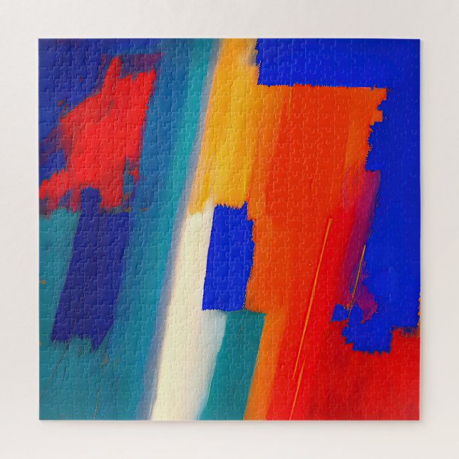 Puzzle "Rhapsodie de framboise" Art abstrait (Vertical)