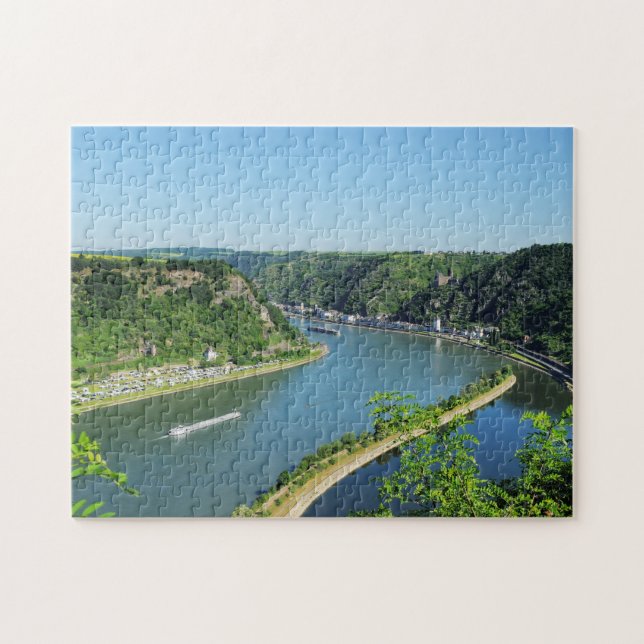 Puzzle Rhin-vallée au Loreley (Horizontal)