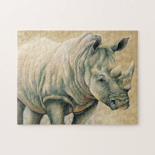 Puzzle Rhinocéros blanc