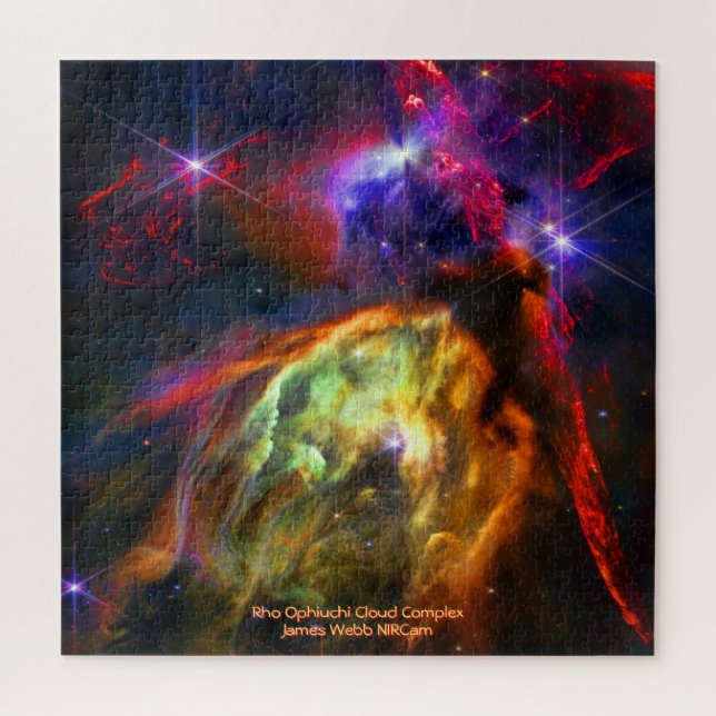 Puzzle Rho Ophiuchi Cloud Complex - James Webb NIRCam (Vertical)