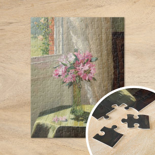 Puzzle Rhododendrons par une fenêtre   Jessica Hayllar