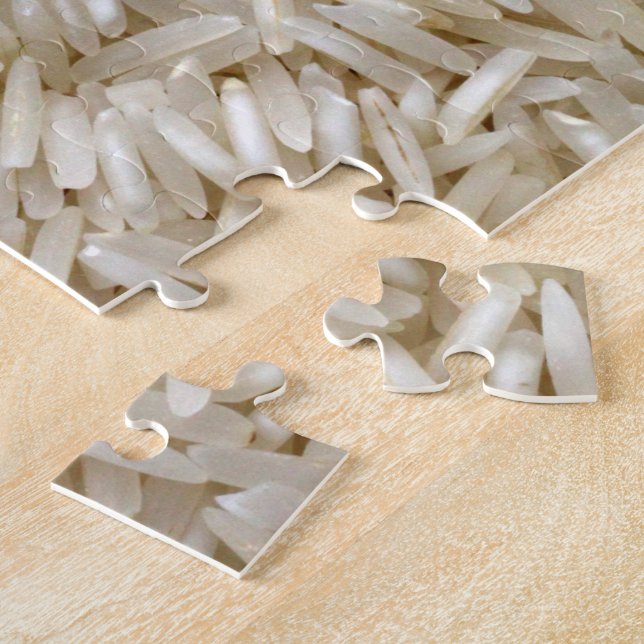 Puzzle Rice Grains de nourriture Photographie amusante (Côté)