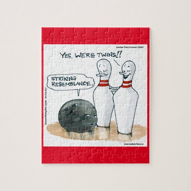 Puzzle Rick London Bowling Drôle  (Vertical)