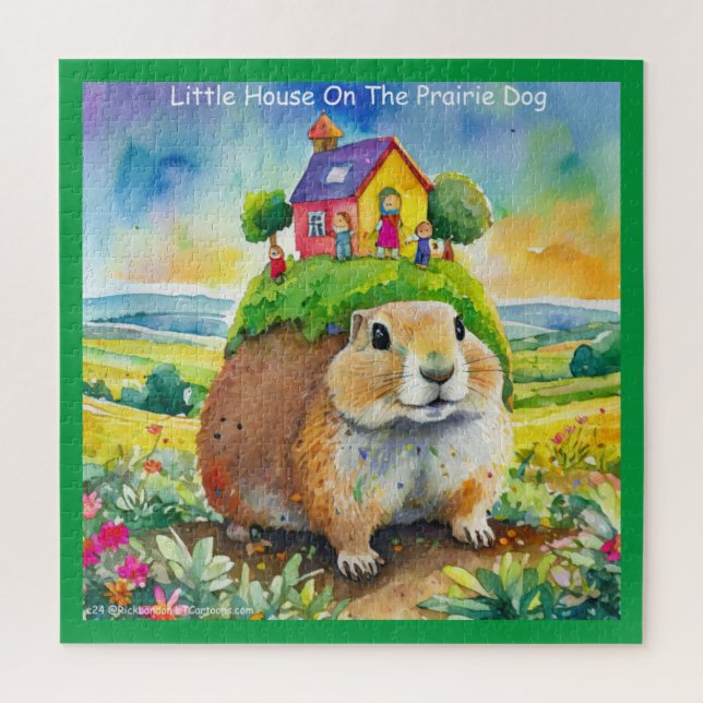 Puzzle Rick London Prairie Dog Life Comic XL  (Vertical)