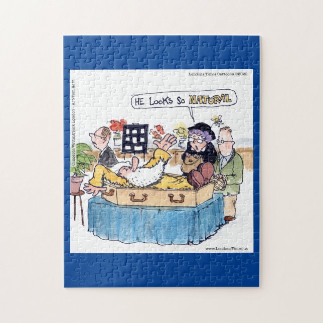 Puzzle Rick London So Natural Funeral Funny Old Hippie (Vertical)