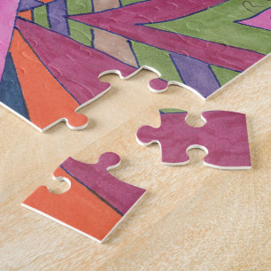 Puzzle "Ride the Super Rainbow" Art Abstrait