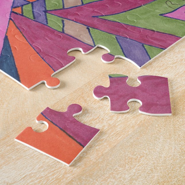 Puzzle "Ride the Super Rainbow" Art Abstrait (Côté)