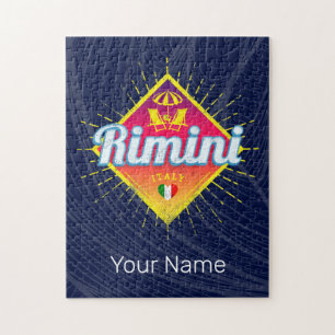 Puzzle Rimini Emilia Romagne Italie Retro Sunset Vintage