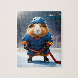 Puzzle "Rink Rookie : le cobaye de hockey sur glace"