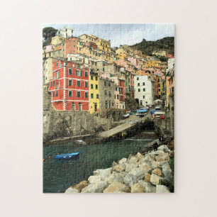 Puzzle Riomaggiore, Italie - les Cinque Terre -11x14 pouc