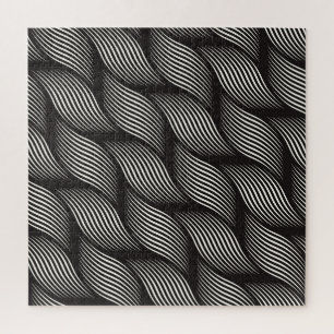 Puzzle Ripple motif, texture vintage tendance.