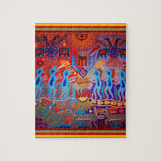 Puzzle Rituel chamanique Huichol (Vertical)