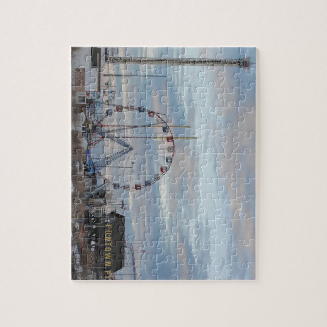 Puzzle Rivage du Jersey de pilier de Funtown de lever de (Vertical)