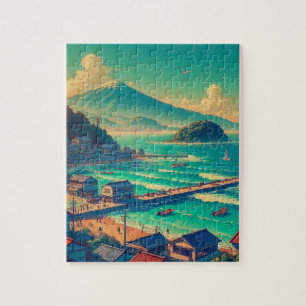 Puzzle Rivages sereins du Fuji