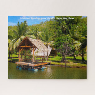 Puzzle River Hut Guam.Joyeux Noël