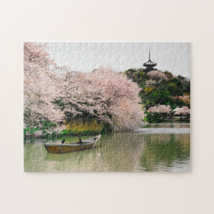 Puzzle River japonais Cherry Blossoms Travel