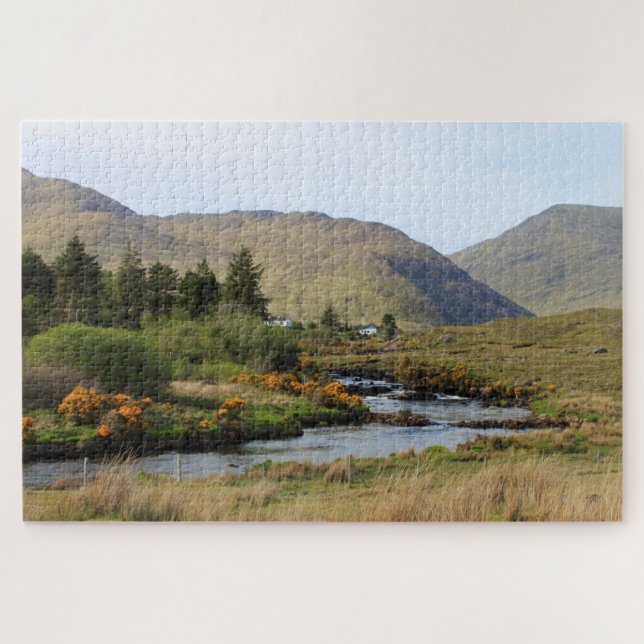 Puzzle River Landscape, Co. Mayo, Irlande. (Horizontal)
