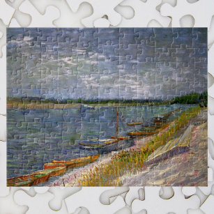 Puzzle Rivière avec bateaux à rames par Vincent van Gogh