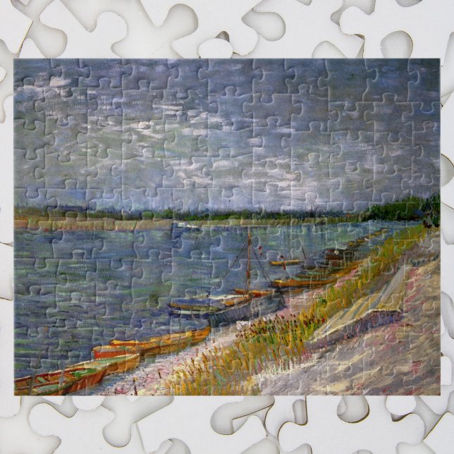Puzzle Rivière avec bateaux à rames par Vincent van Gogh (Créateur téléchargé)