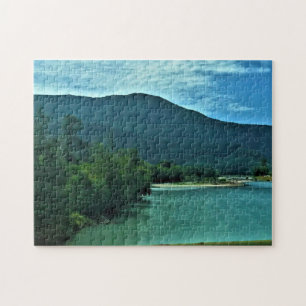 Puzzle Rivière Cowlitz, Randle, Washington