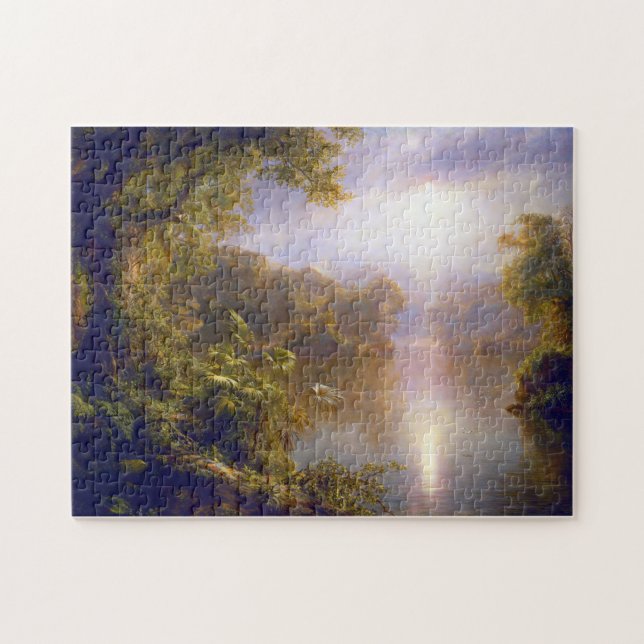 Puzzle Rivière de la Lumière par l'église Frederic Edwin (Horizontal)