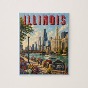 Puzzle Rivière Illinois Chicago