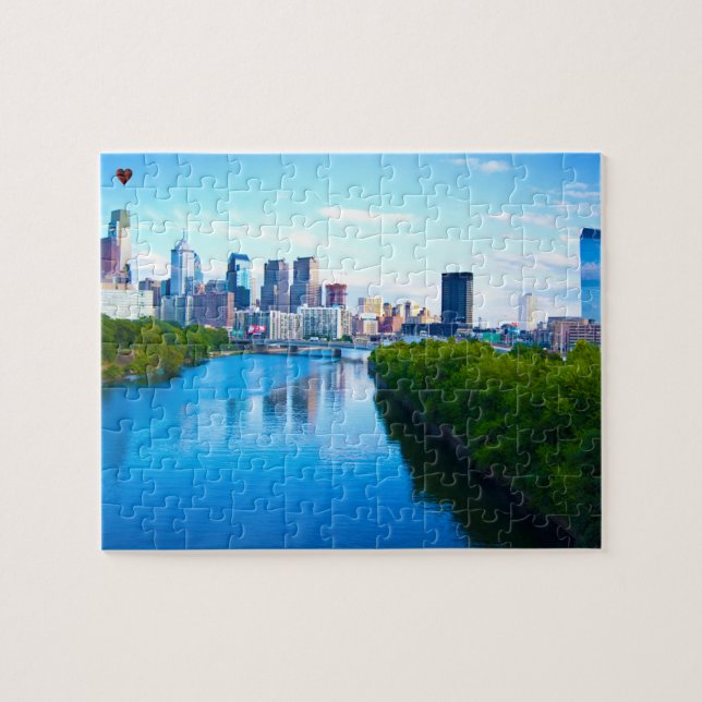 Puzzle Rivière Schuylkill Philadelphie (Horizontal)