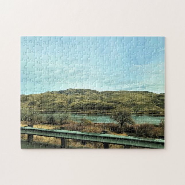 Puzzle Rivière Snake, Comté de Baker, Oregon Canvas (Horizontal)