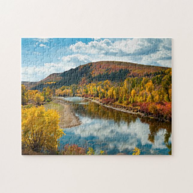 Puzzle Rivière Yampa en automne (Horizontal)