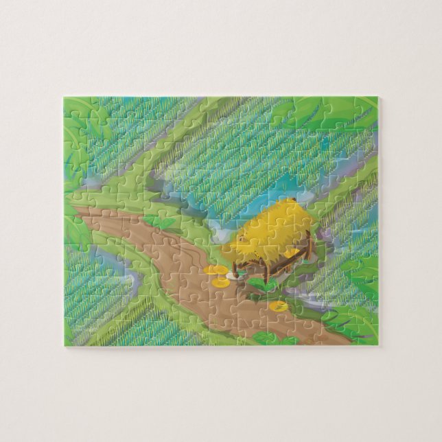 Puzzle Rizière (Horizontal)