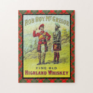 Puzzle Rob Roy McGregor Highland Whiskey Vintage