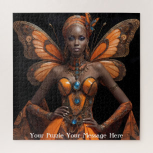 Puzzle Robe à papillon d'une femme africaine