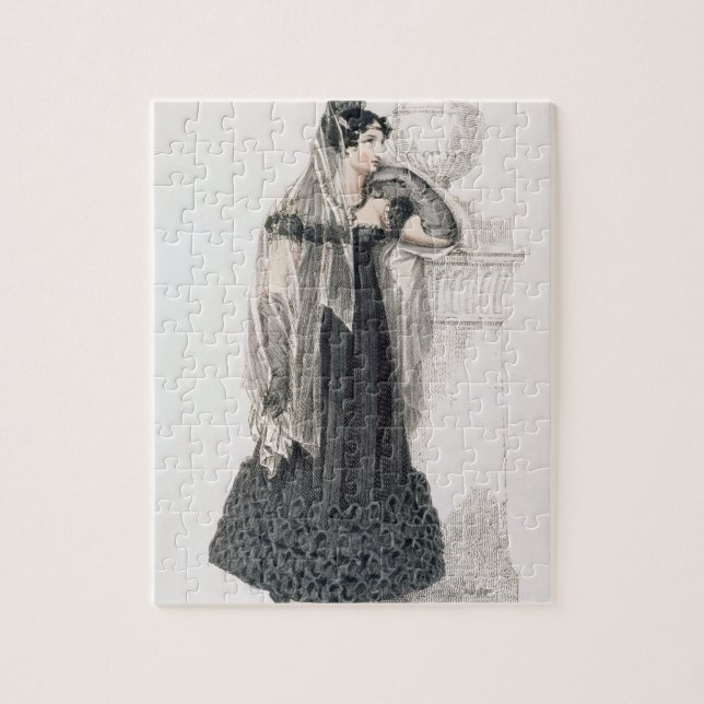 Puzzle Robe de deuil, plat de mode du représentant (Vertical)