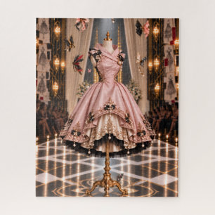 Puzzle Robe de thé de couture prête pour le défilé